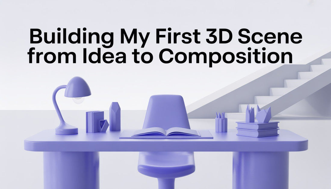 How I Built My First 3D Scene (Case Study)
